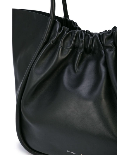 Proenza Schouler Xl Ruched Tote In Black