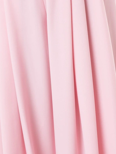 Shop Delpozo Wide Palazzo Trousers In Pink