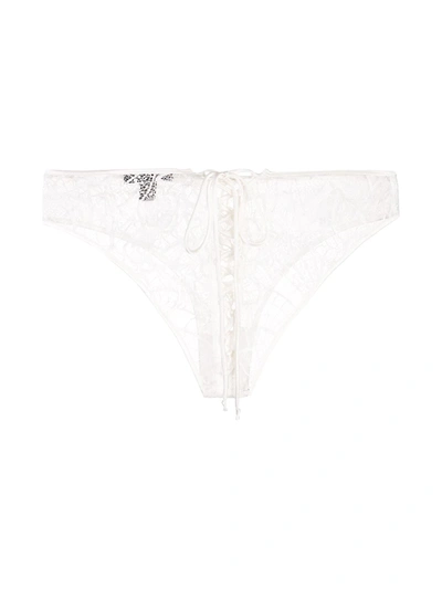 Kiki De Montparnasse Bridal Corset Panties In White