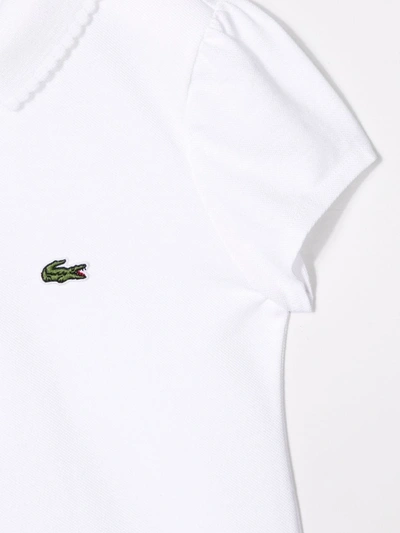 Shop Lacoste Short Sleeved Polo Shirt In White