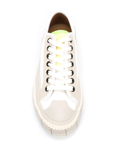 Shop Chloé Clint Low-top Sneakers In White