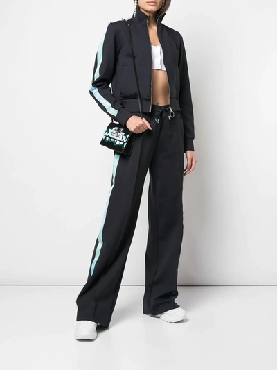 Shop Off-white Side Panelled Track Pants In Black