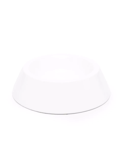 Shop Moschino Logo-print Dog Bowl In White