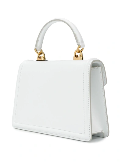 Dolce & Gabbana Small Devotion Top-handle Bag In White