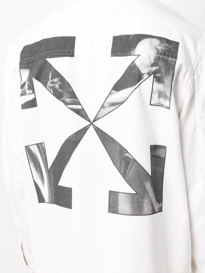 Shop Off-white Caravaggio-arrows Overshirt In White