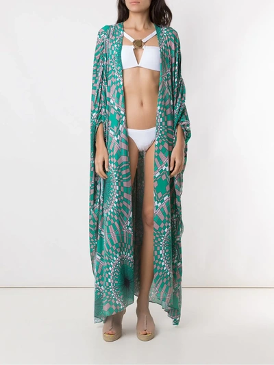 Amir Slama Metallic Embellishment Bikini Set In White
