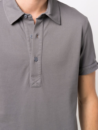 Shop Orlebar Brown Sebastian Tailored-fit Polo Shirt In Grau