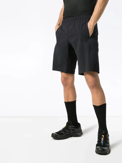 Shop Arc'teryx Secant Comp Track Shorts In Black