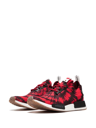 Shop Adidas Originals X Nice Kicks Nmd_r1 Primeknit Sneakers In Red