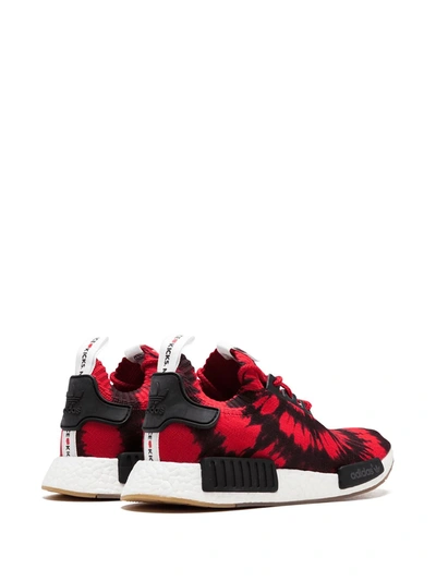 Shop Adidas Originals X Nice Kicks Nmd_r1 Primeknit Sneakers In Red