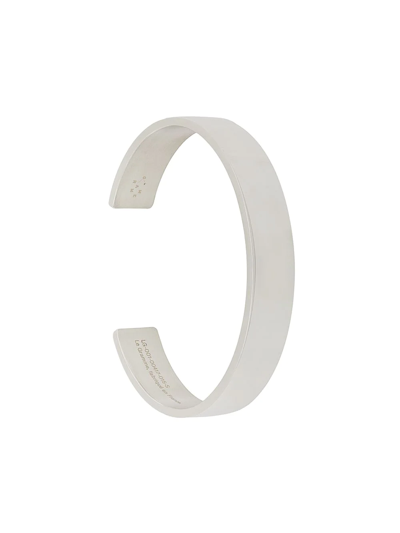 Shop Le Gramme 33 Grams Slick Polished Cuff In Metallic