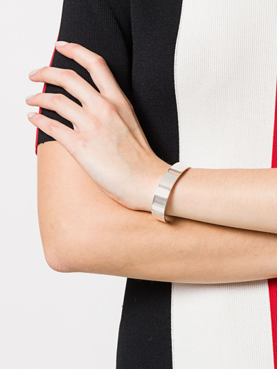 Shop Le Gramme 33 Grams Slick Polished Cuff In Metallic