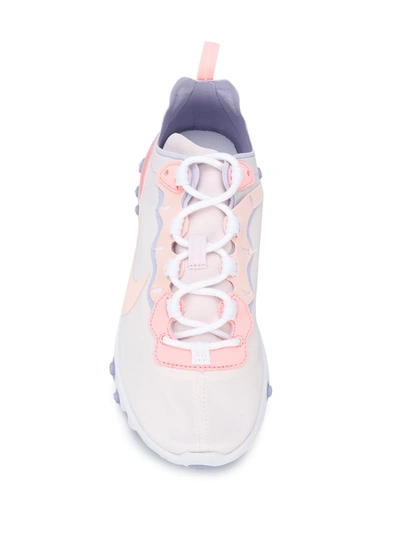 Shop Nike React Element 55 Sneakers In Pink