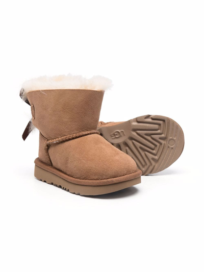 Shop Ugg Bailey Bow Ii Ankle Boots In Brown