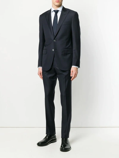 Dell'oglio Straight-leg Tailored Trousers In Blue