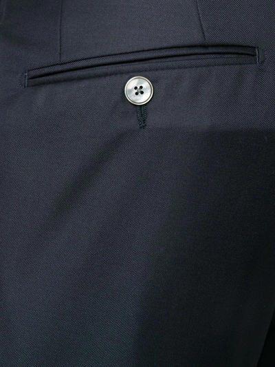 Shop Dell'oglio Straight-leg Trousers In Blue