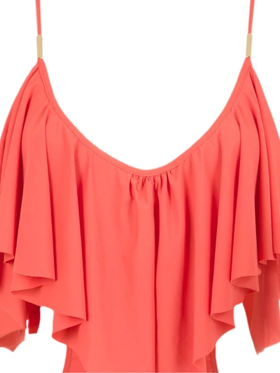 Brigitte Frill Swimsuit In Yellow