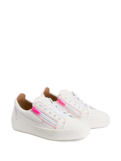 Giuseppe Zanotti Frankie Low-top Sneakers In Weiss
