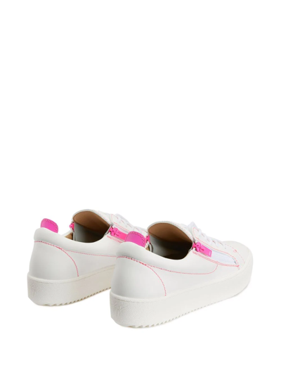 Giuseppe Zanotti Frankie Low-top Sneakers In Weiss