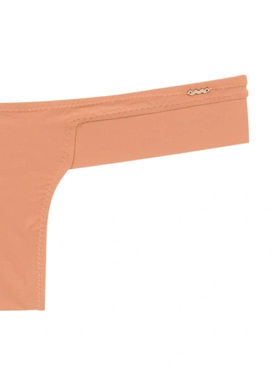 Amir Slama Ruffled Bikini Set In Neutrals