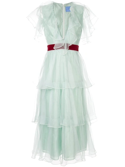 Shop Macgraw Chandelier Dress In Green