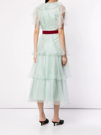 Macgraw Chandelier Dress In Green