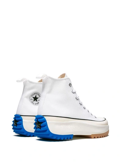 Shop Jw Anderson X  Run Star Hike Hi Sneakers In White