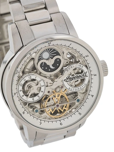Shop Ingersoll Watches The Jazz Gents 42mm Watch In Silver