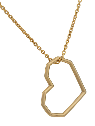 Shop Aliita Heart Pendant Necklace In Gold