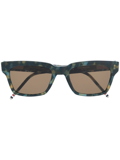Thom Browne X Dita Tortoise Sunglasses In Blue
