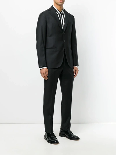 Shop Caruso Two Piece Suit In Black