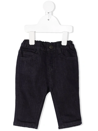 Shop Emporio Armani Five-pocket Jeans In Blue