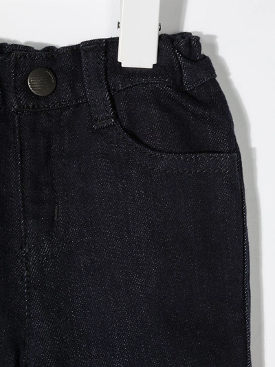 Shop Emporio Armani Five-pocket Jeans In Blue