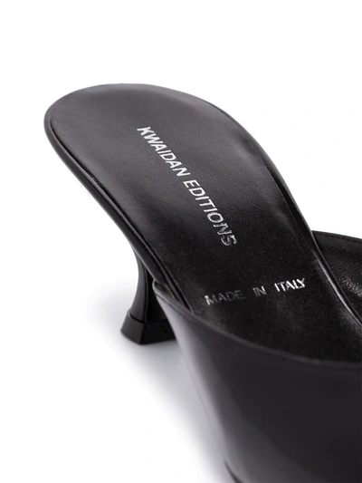 Shop Kwaidan Editions 65mm Leather Mules In Black