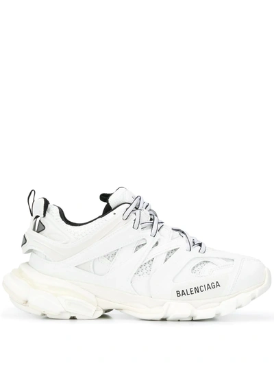 Shop Balenciaga Track Low-top Sneakers In White
