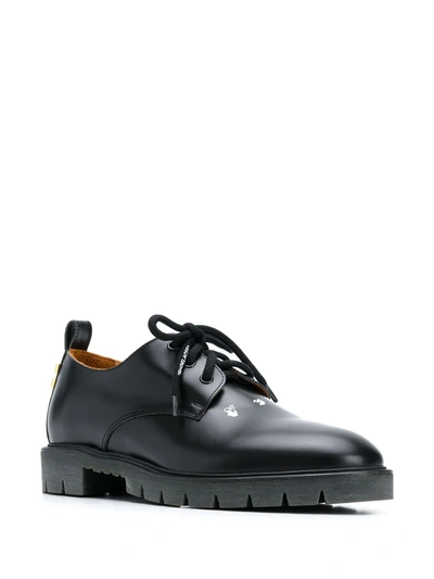 Shop Off-white Derby Arrow Shoes In Black