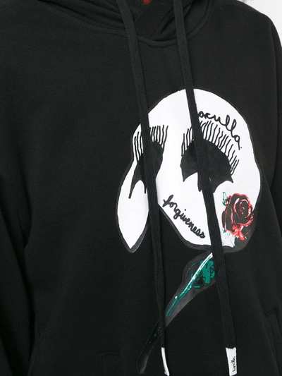 Haculla Forgiveness Cropped Hoodie In Black