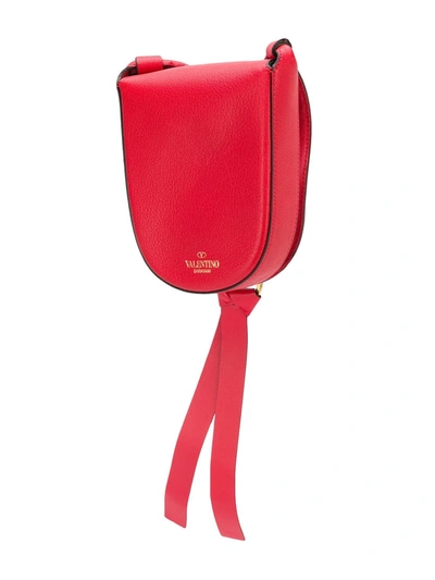 Shop Valentino Vring Crossbody Bag In Red