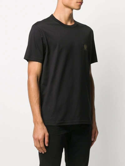 Shop Belstaff Logo Patch T-shirt In Black