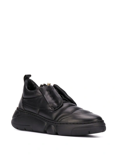 Shop Agl Attilio Giusti Leombruni Soft-sole Drawstring Sneakers In Black