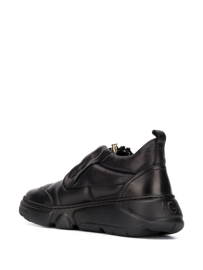 Shop Agl Attilio Giusti Leombruni Soft-sole Drawstring Sneakers In Black