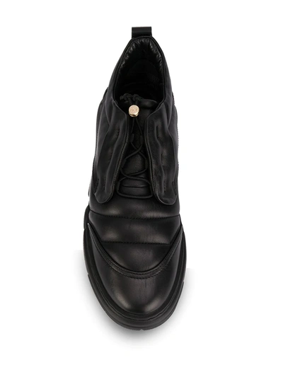 Shop Agl Attilio Giusti Leombruni Soft-sole Drawstring Sneakers In Black