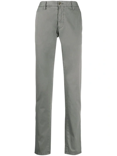 Shop Incotex Slim-fit Trousers In Grey