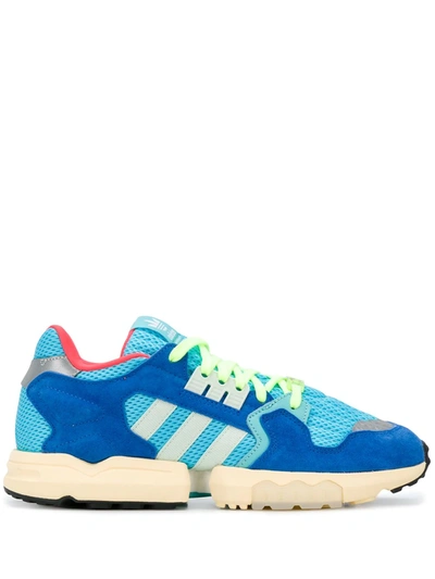 Shop Adidas Originals Zx Torsion Sneakers In Blue