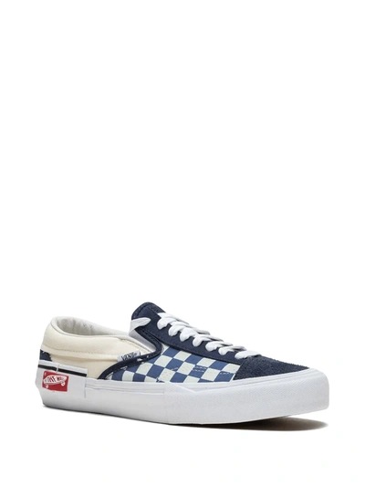 Shop Vans Slip-on Cap Lx Dr Sneakers In Blue