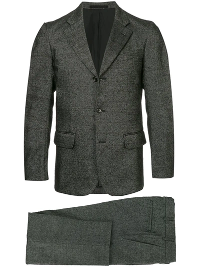 Pre-owned Comme Des Garçons Notched Lapel Suit In Grey