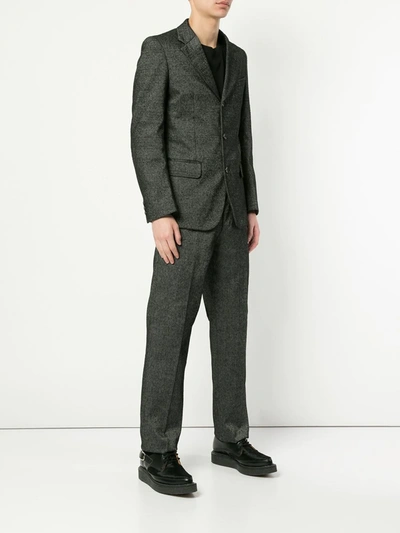 Pre-owned Comme Des Garçons Notched Lapel Suit In Grey