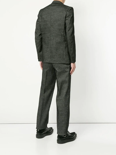 Pre-owned Comme Des Garçons Notched Lapel Suit In Grey