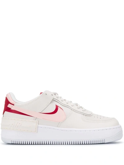 Shop Nike Air Force 1 Shadow "phantom/echo Pink" Sneakers In Neutrals