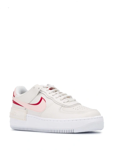 Shop Nike Air Force 1 Shadow "phantom/echo Pink" Sneakers In Neutrals